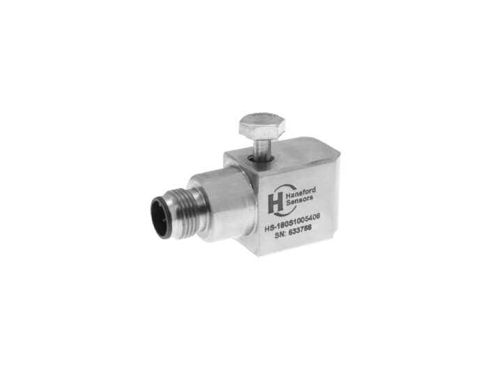Mini Ac Sensor HS-180S - Side Exit - Mini Compact 4 Pin M12 Accelerometer - Hansford ...
