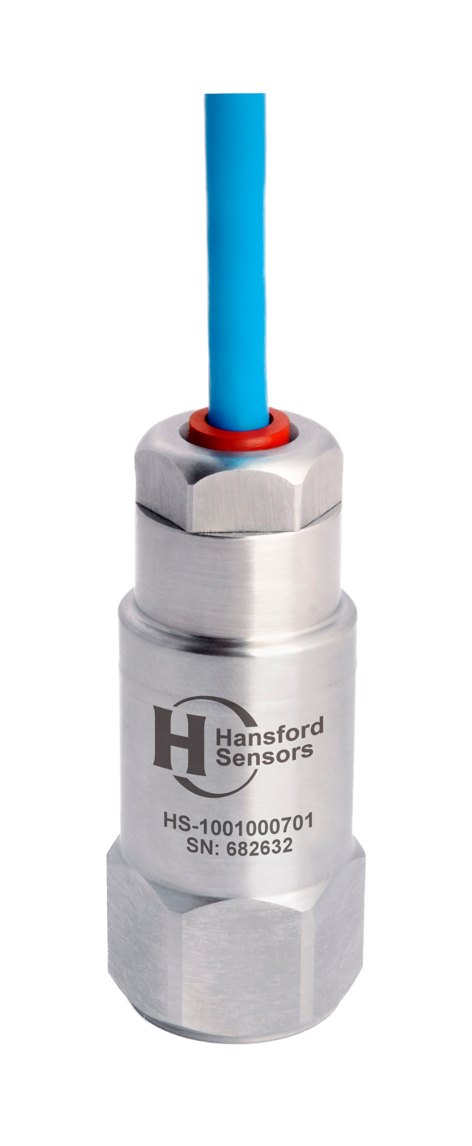 HS100 Top Exit Integral Silicon Cable Accelerometer Hansford Sensors
