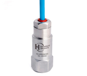 HS-420 - Top Exit - Integral PUR Cable 4-20mA Output Accelerometer
