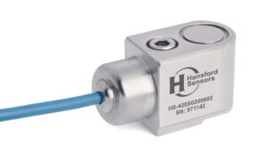 HS-420S - Side Exit - Integral FR Cable 4-20mA Output Accelerometer