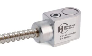 HS-420S - Side Exit - Integral FEP Cable with Conduit 4-20mA Output Accelerometer