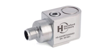 HS-420SRT - Side Exit - 4 Pin M12 Accelerometer with Temp Output