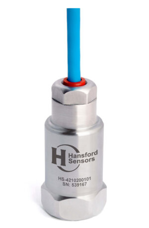 HS-421 - Top Exit - Integral PUR Cable Dual Output Accelerometer
