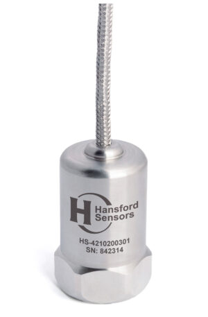 HS-421 - Top Exit - Integral Braided Cable Dual Output Accelerometer