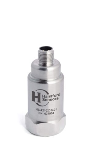 HS-421 - Top Exit - 4 Pin M12 Dual Output Accelerometer