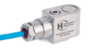 HS-422SRT - Side Exit - Integral PUR Cable Accelerometer with Temp Output